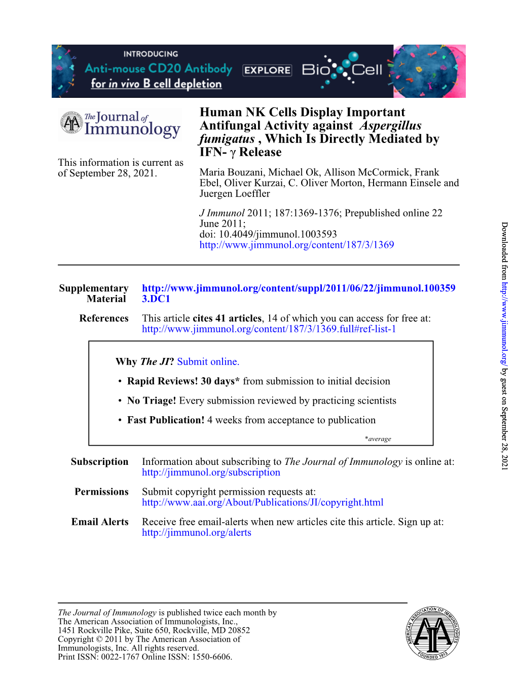 Which Is Directly Mediated by Fumigatus Aspergillus Antifungal Activity Against Human NK Cells Display Importa