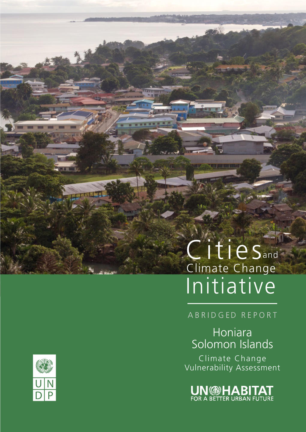 Honiara Solomon Islands Climate Change Vulnerability Assessment