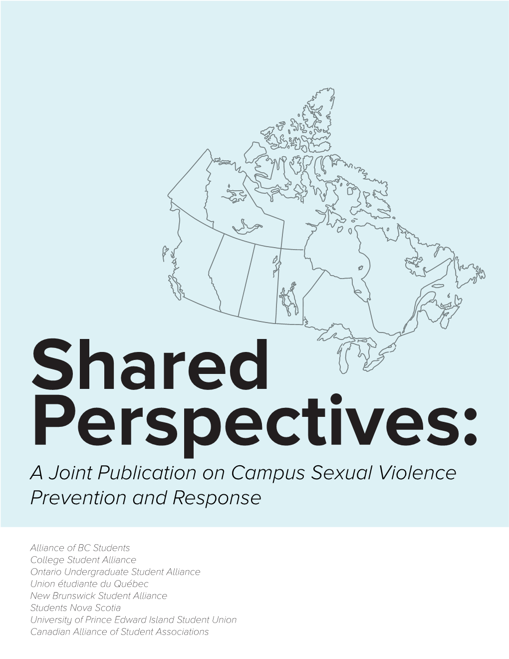 A Joint Publication on Campus Sexual Violence Prevention and Response