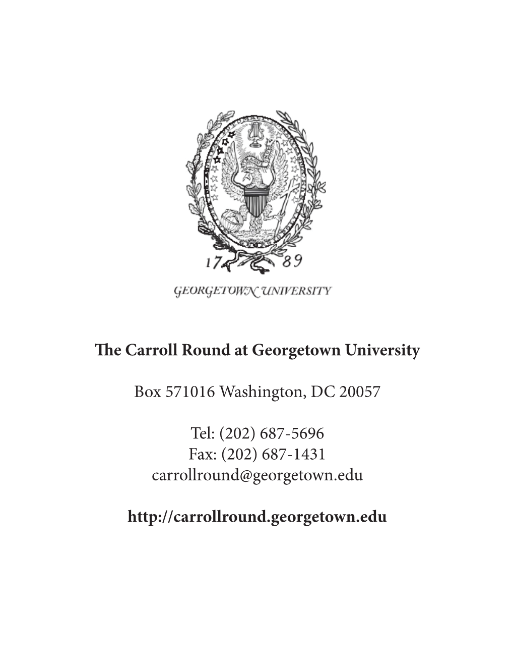 (2018) Carroll Round Proceedings.Pdf