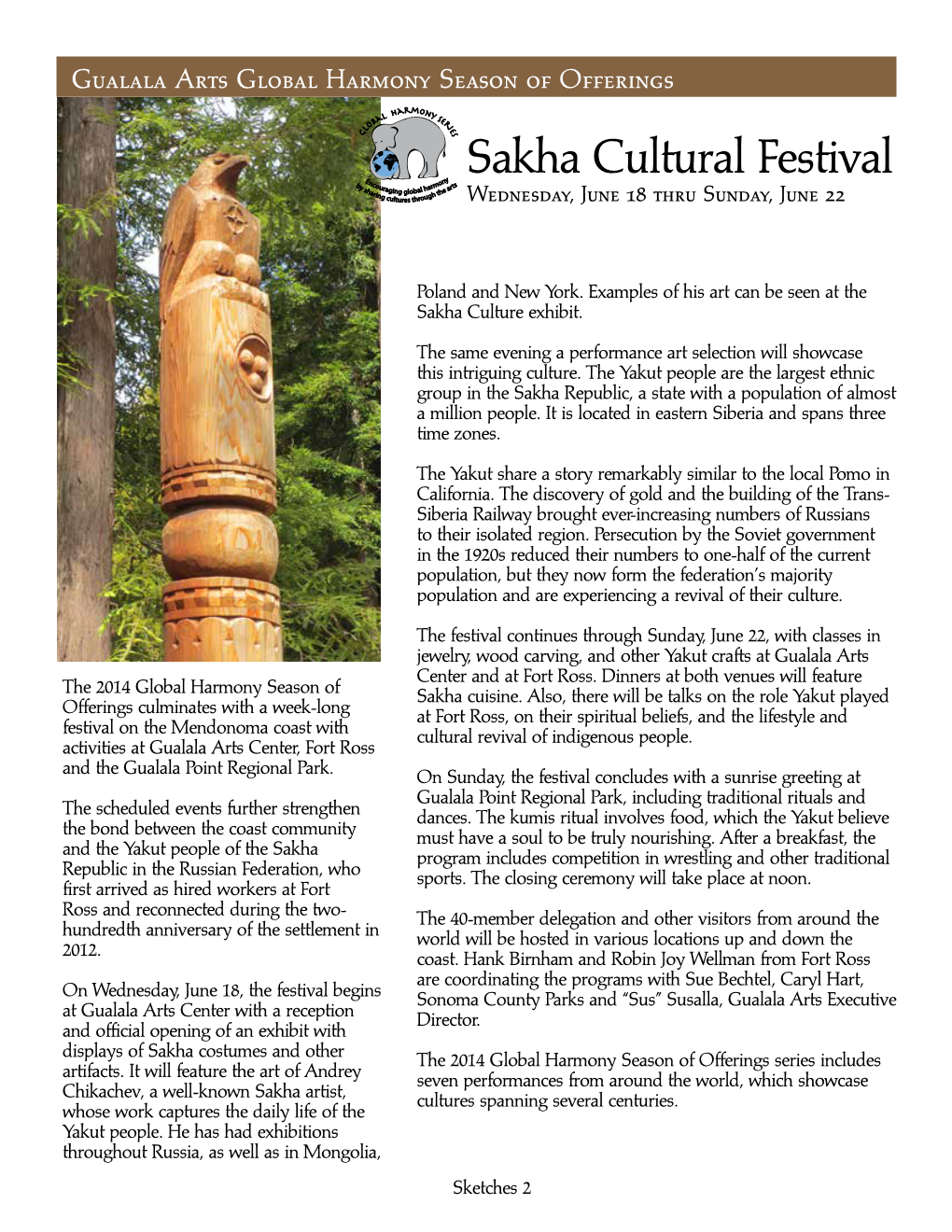 Sakha Cultural Festival Wednesday, June 18 Thru Sunday, June 22