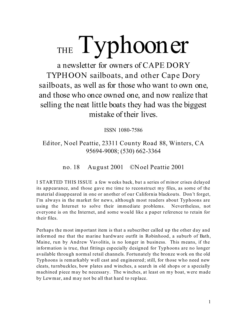 Typhooner 18.DOC