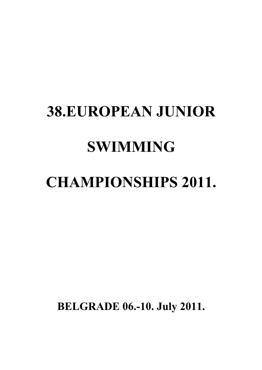 Belgrade 2011