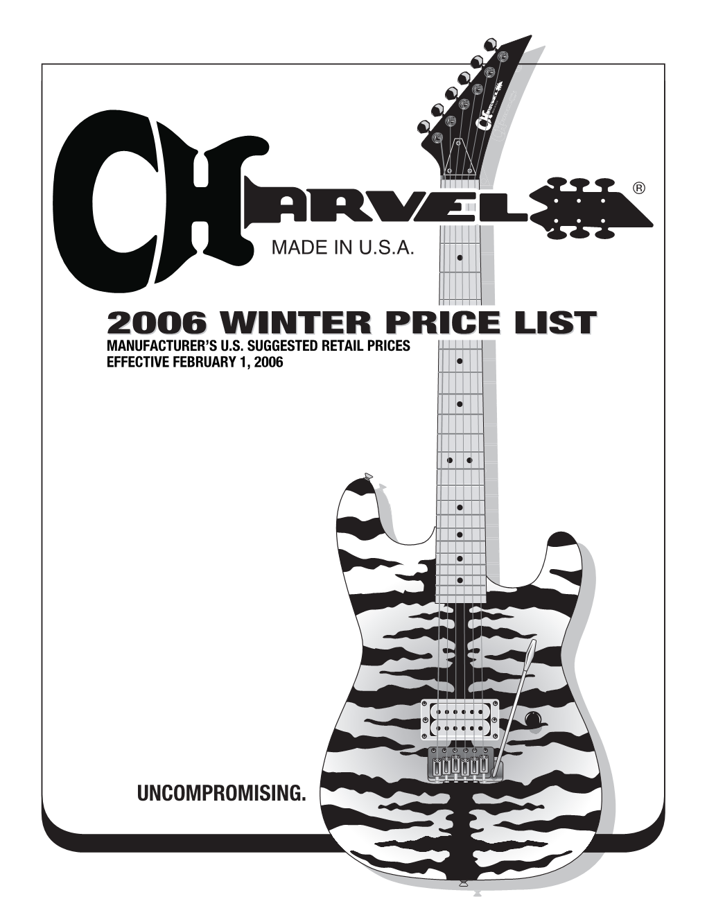 Charvel Price List