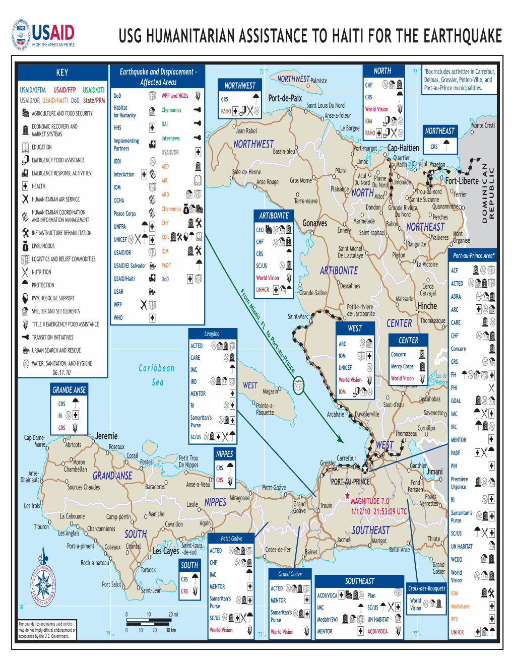 USAID/OFDA Haiti Earthquake Program Maps 6/4/2010