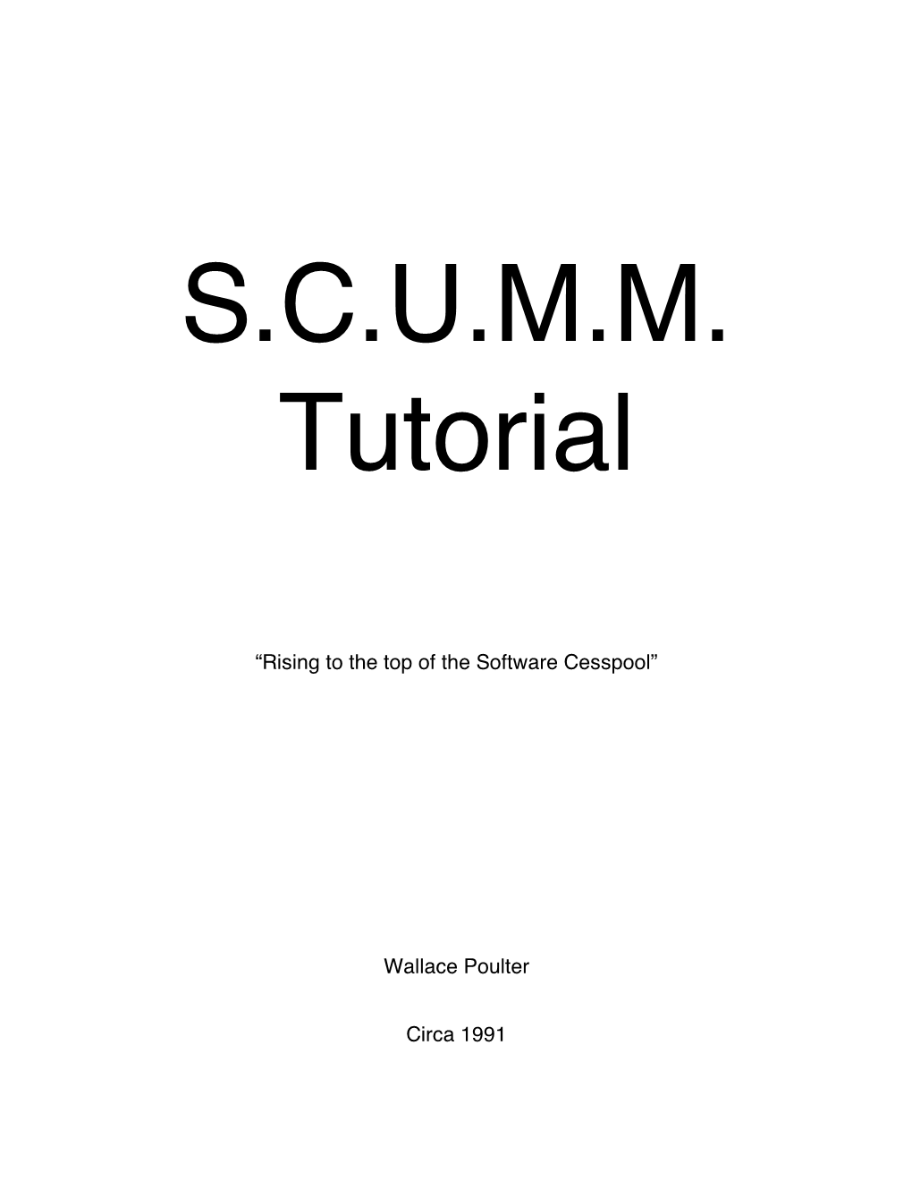 SCUMM Tutorial