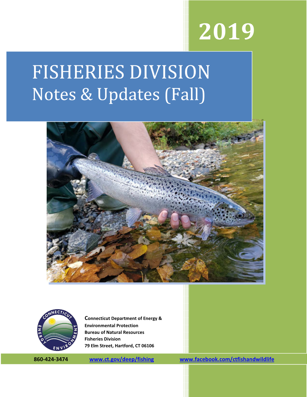 FISHERIES DIVISION Notes & Updates (Fall)