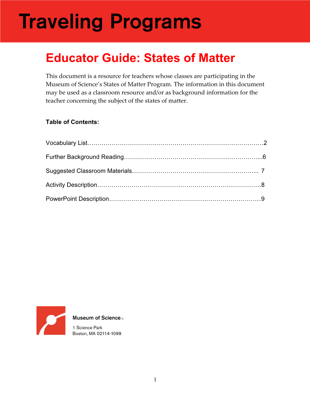 States of Matter