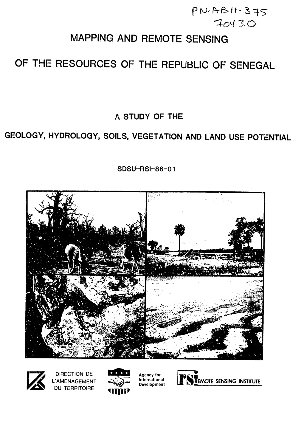 Mapping and Remote Sensing of the Resources of the Republic of Senegal