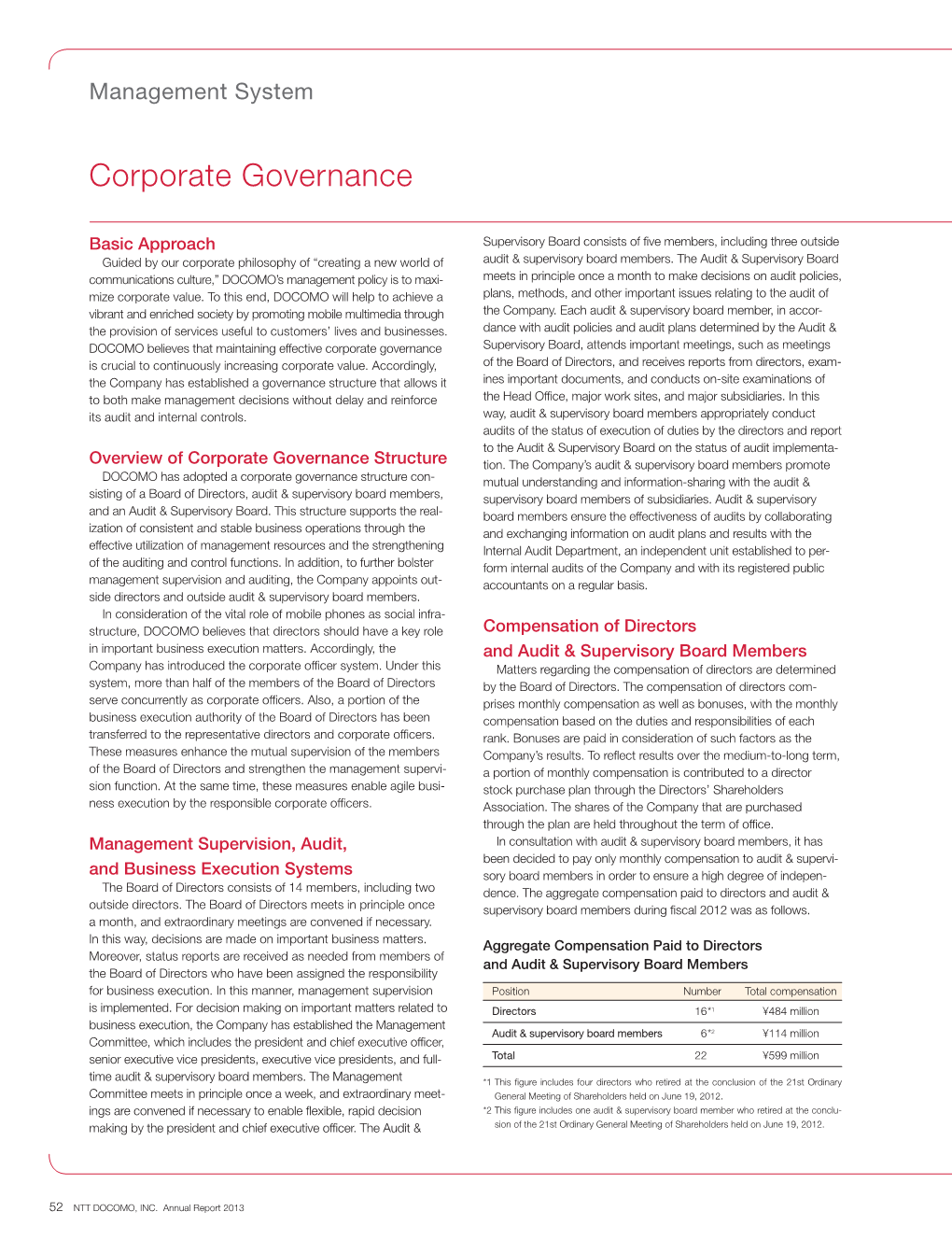 Corporate Governance