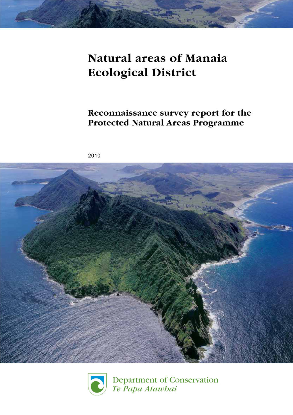 Natural Areas of Manaia Ecological District