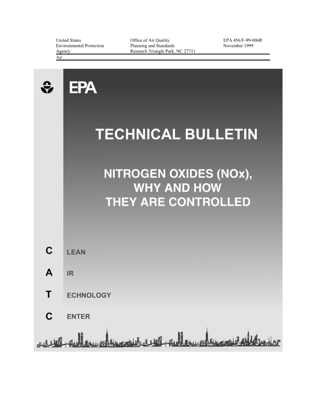 Nitrogen Oxides (Nox), Why and How They Are Controlled