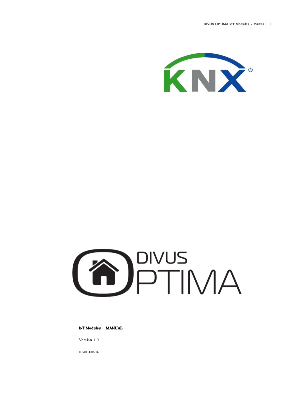 DIVUS OPTIMA Iot Modules Manual