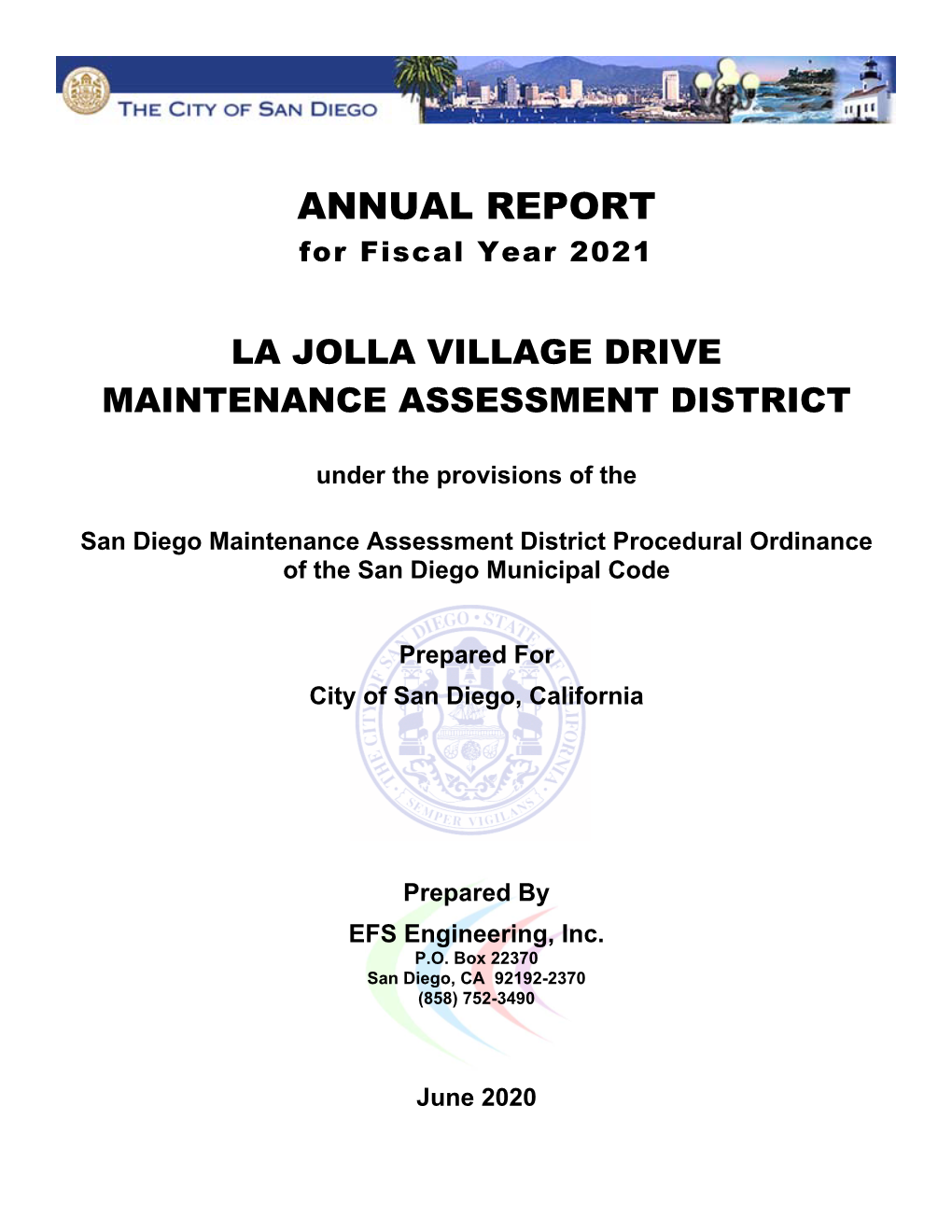 La Jolla Village Drive Maintenance Assessment District