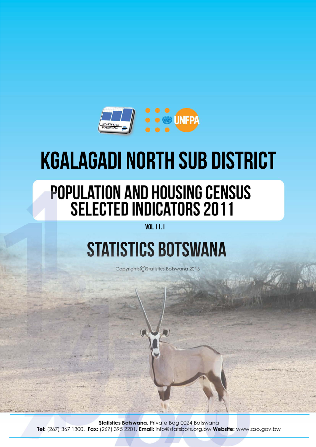 Kgalagadi NORTH SUB District