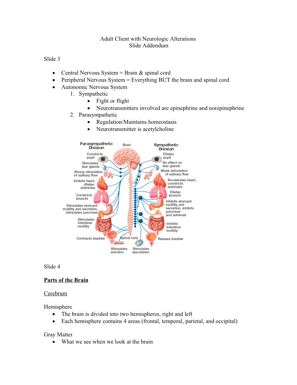 Adult Client with Neurologic Alterations