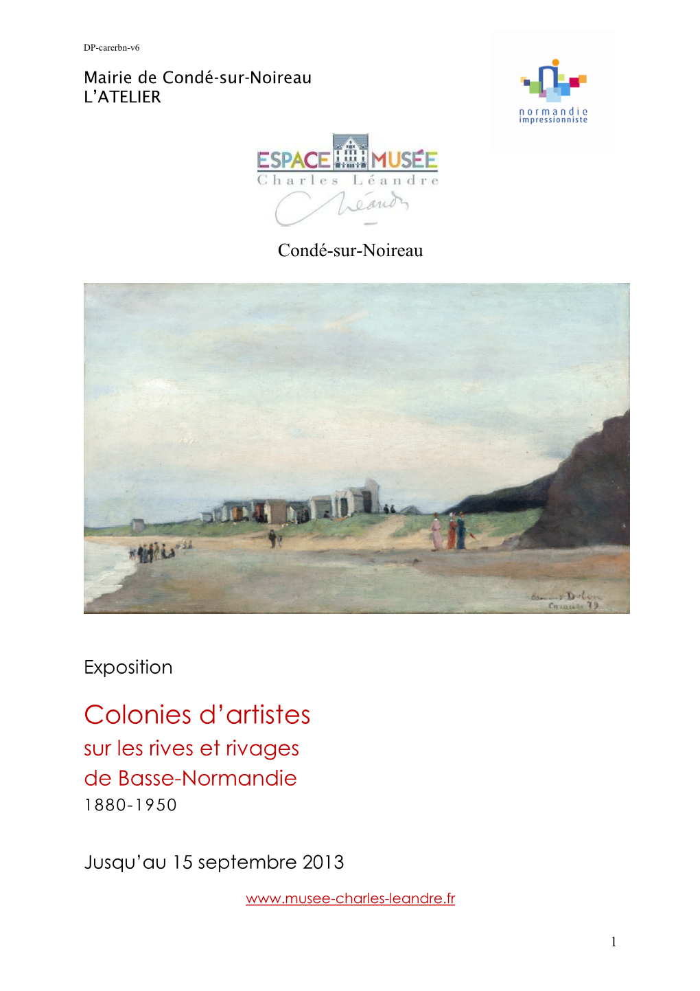 Notes De Presse-Expo Colonies D'artistes-V6