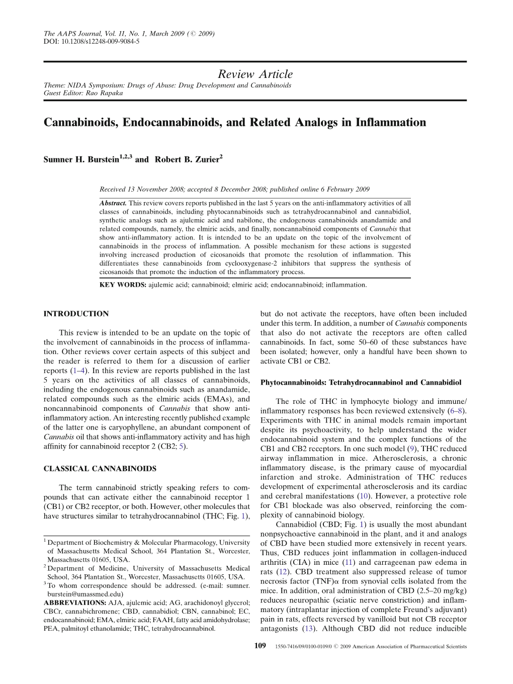 Review Article Cannabinoids, Endocannabinoids, and Related