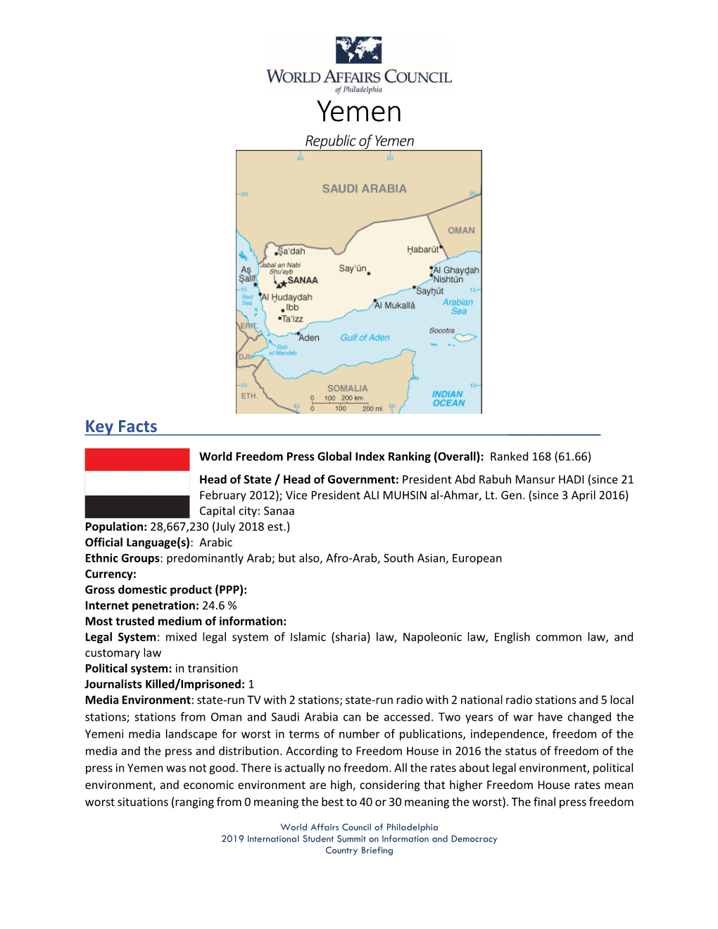 Yemen Republic of Yemen