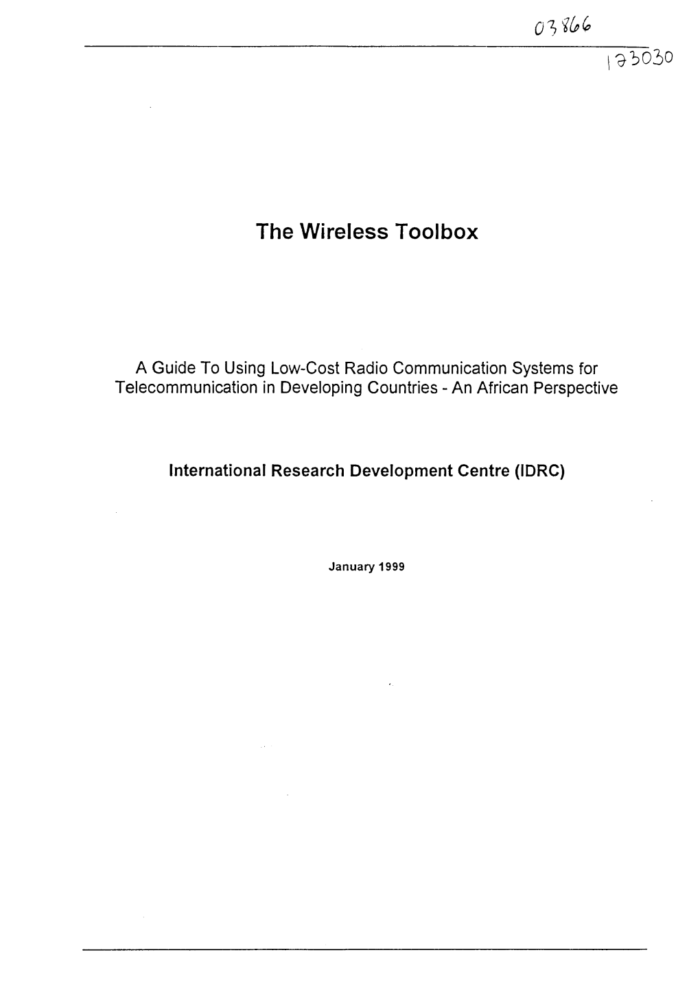 The Wireless Toolbox