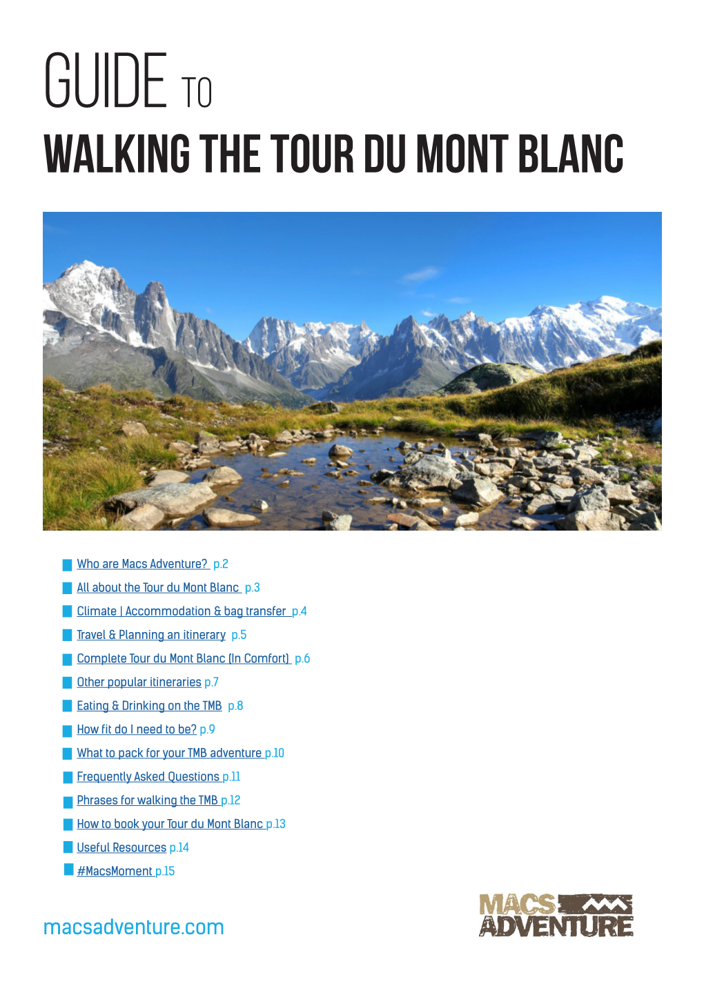 Walking the Tour Du Mont Blanc