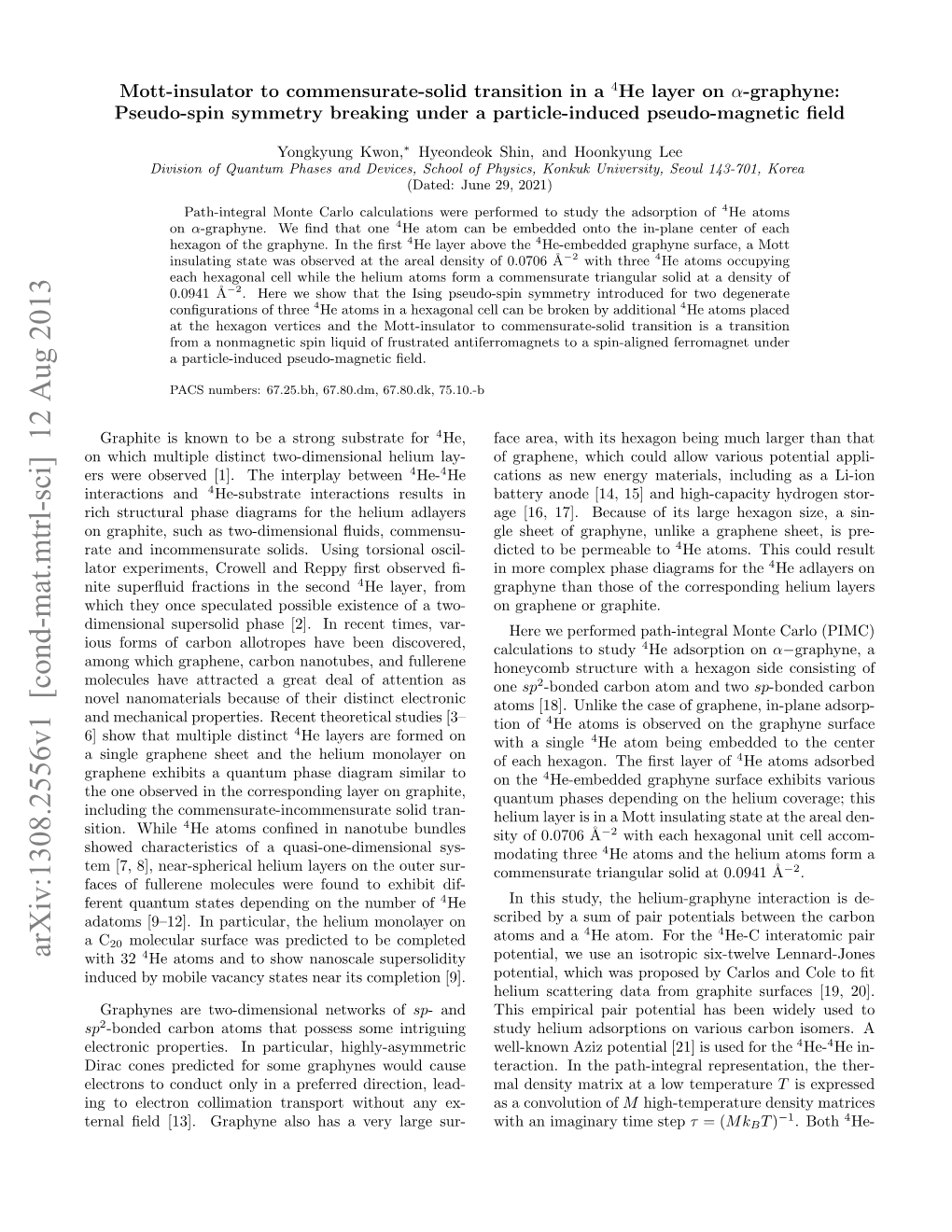 Mott-Insulator to Commensurate-Solid Transition in a 4He Layer On\Alpha