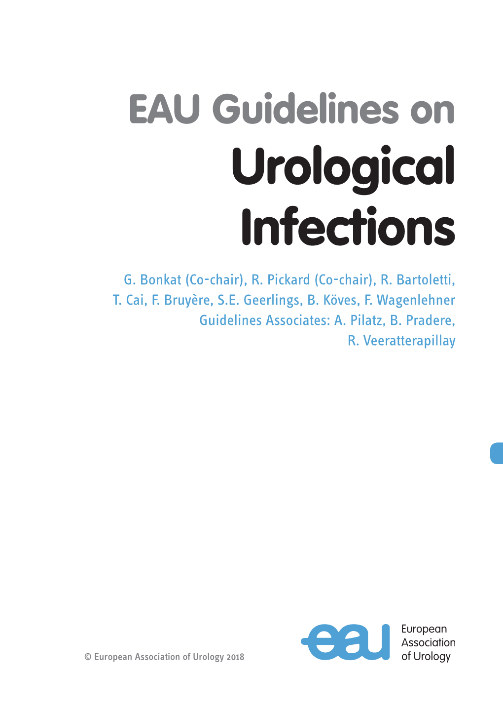 EAU Guidelines on Urological Infections 2018