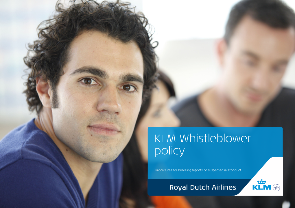 KLM Whistleblower Policy