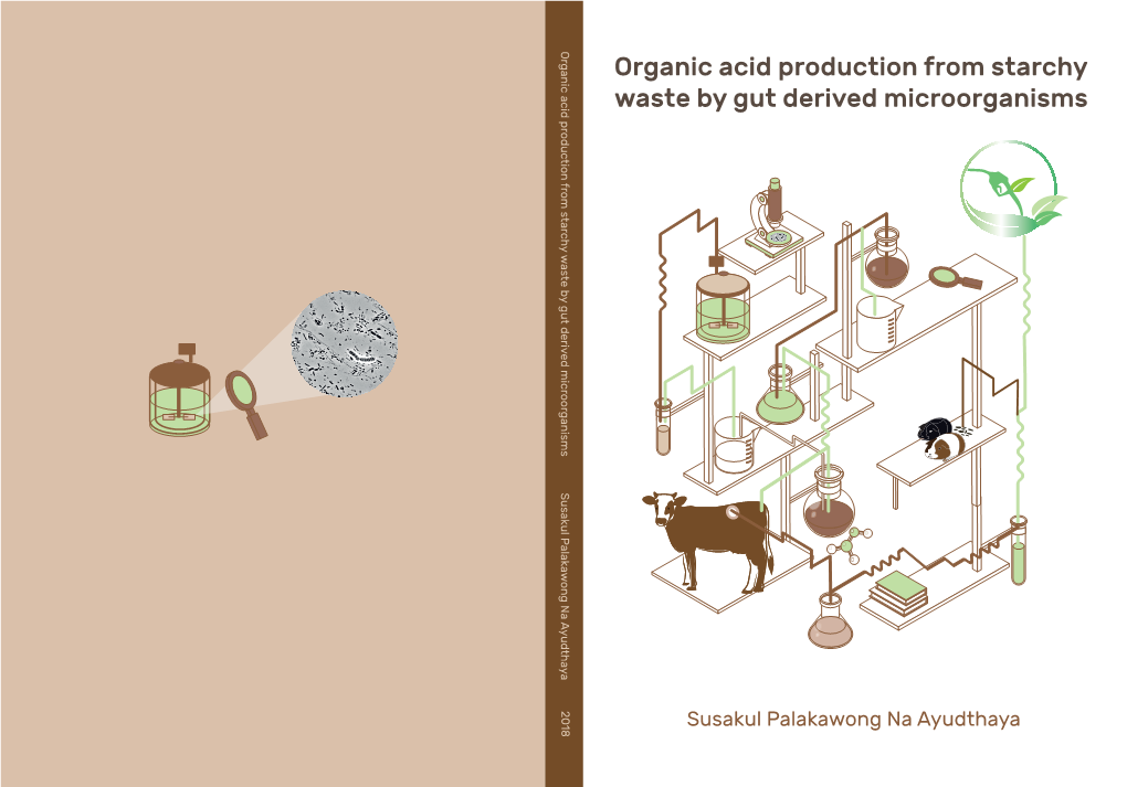 Organic Acid Production from Starchy Waste by Gut Derived Microorganisms”