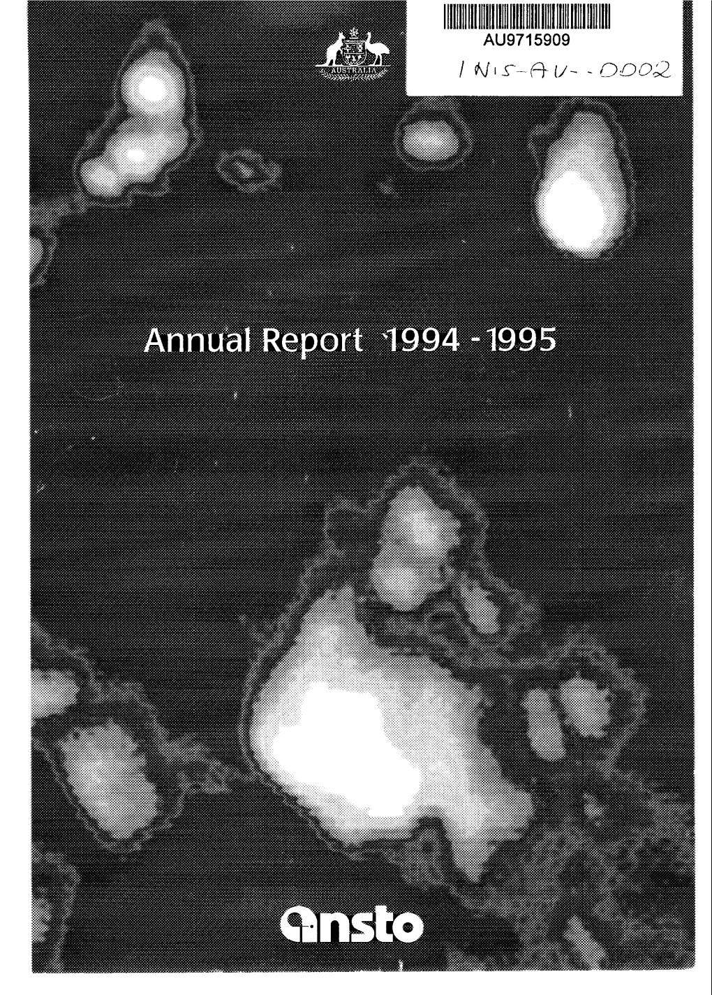 ANSTO. Annual Report 1994-1995