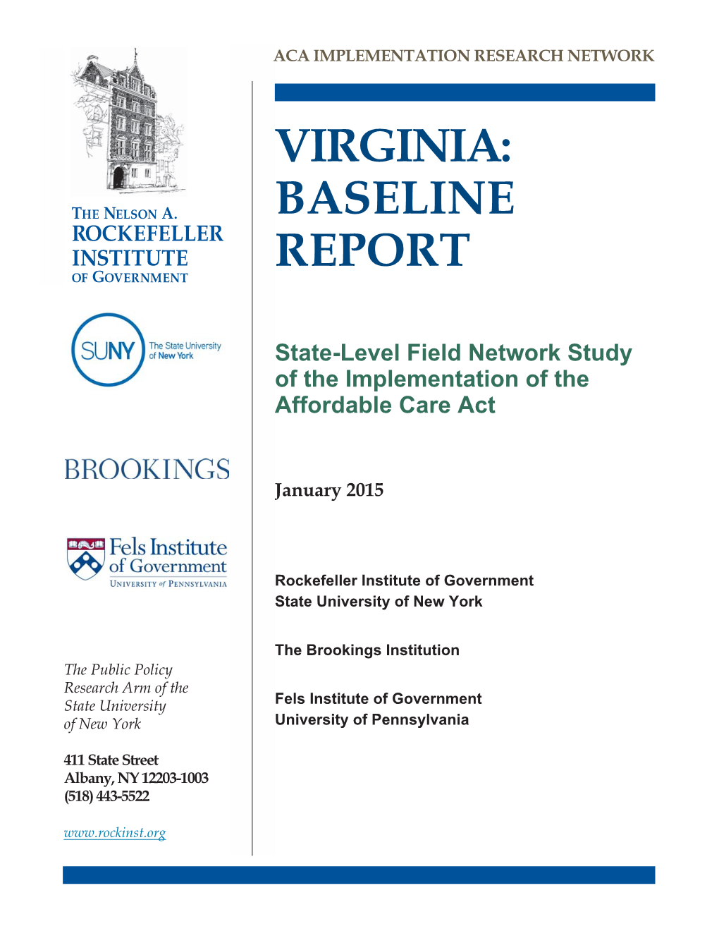 Virginia: Baseline Report