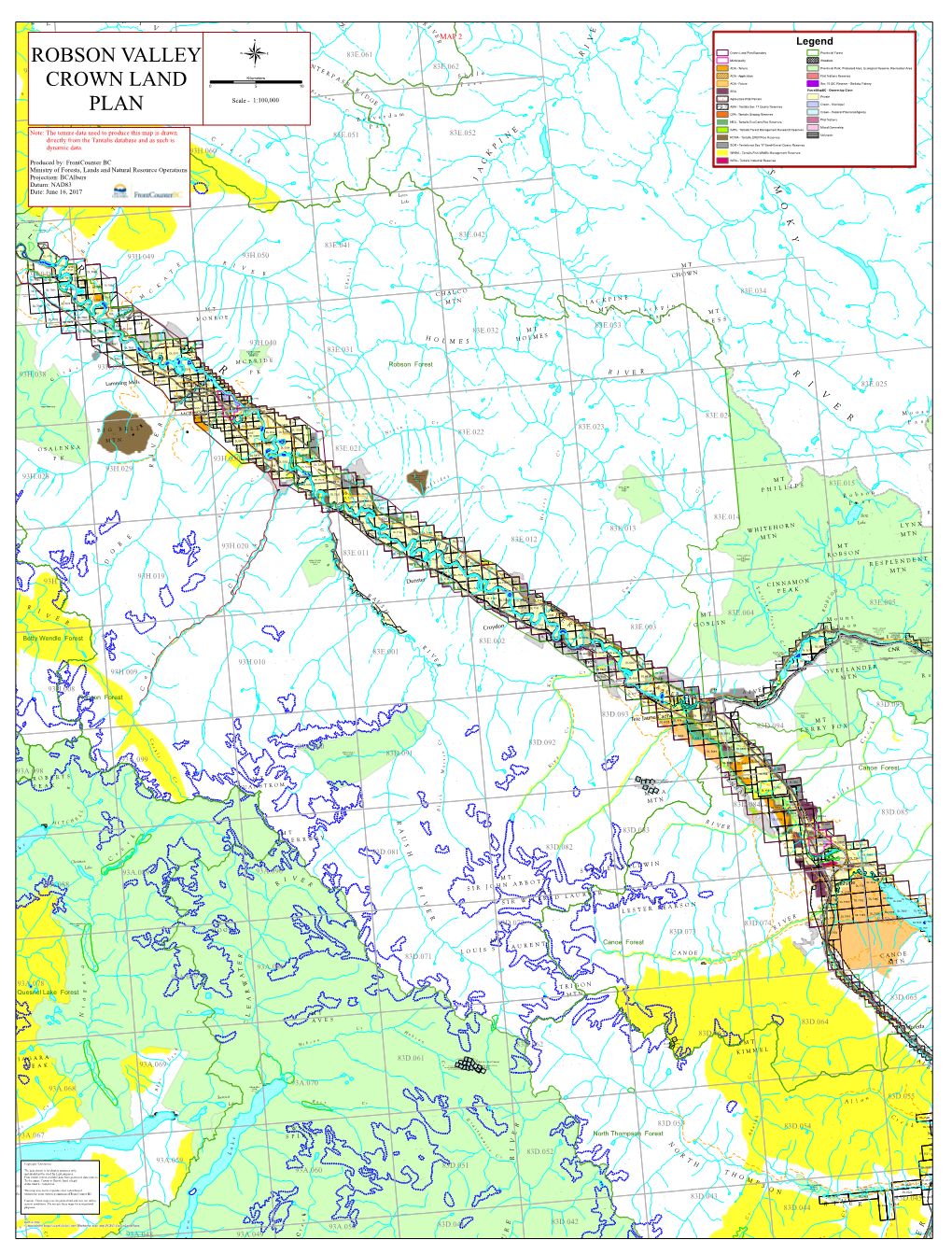 Robson Valley Crown Land Plan