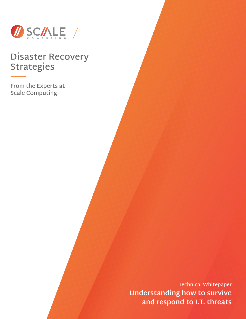 Disaster Recovery Strategies