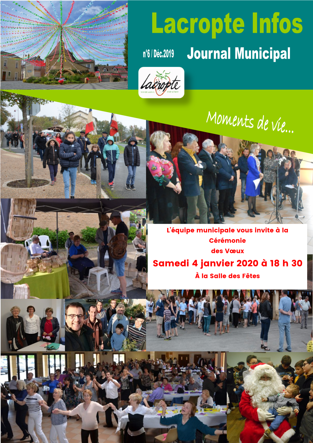 Samedi 4 Janvier 2020 À 18 H 30 À La Salle Des Fêtes