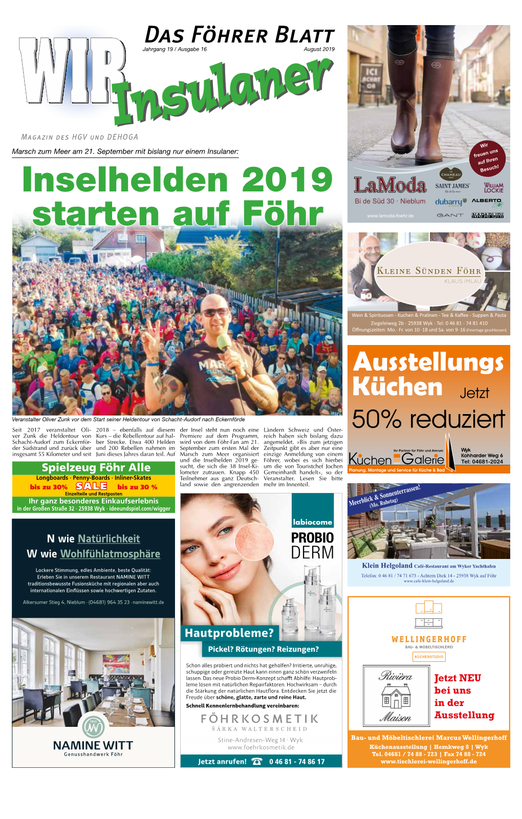 Inselhelden 2019 Starten Auf Föhr