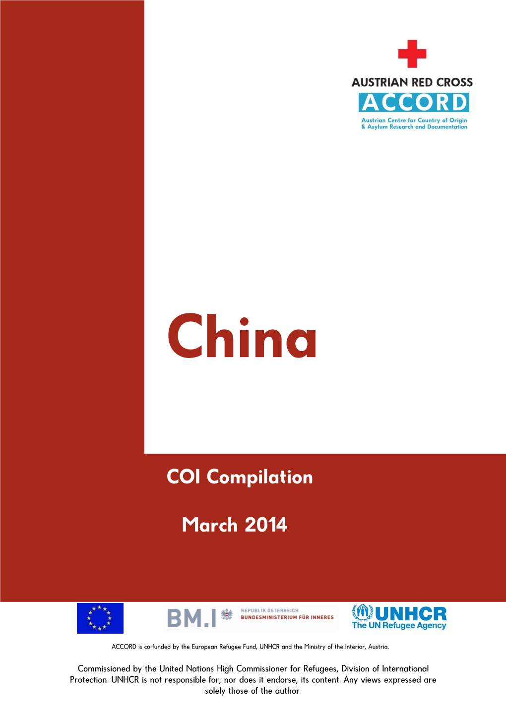 China COI Compilation-March 2014