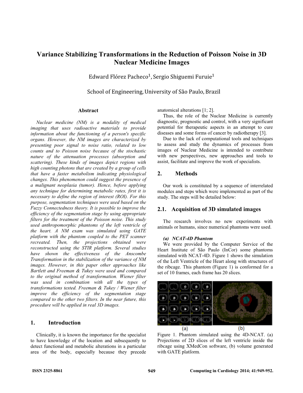 Variance Stabilizing Transformations in the Reduction of Poisson Noise in 3D Nuclear Medicine Images