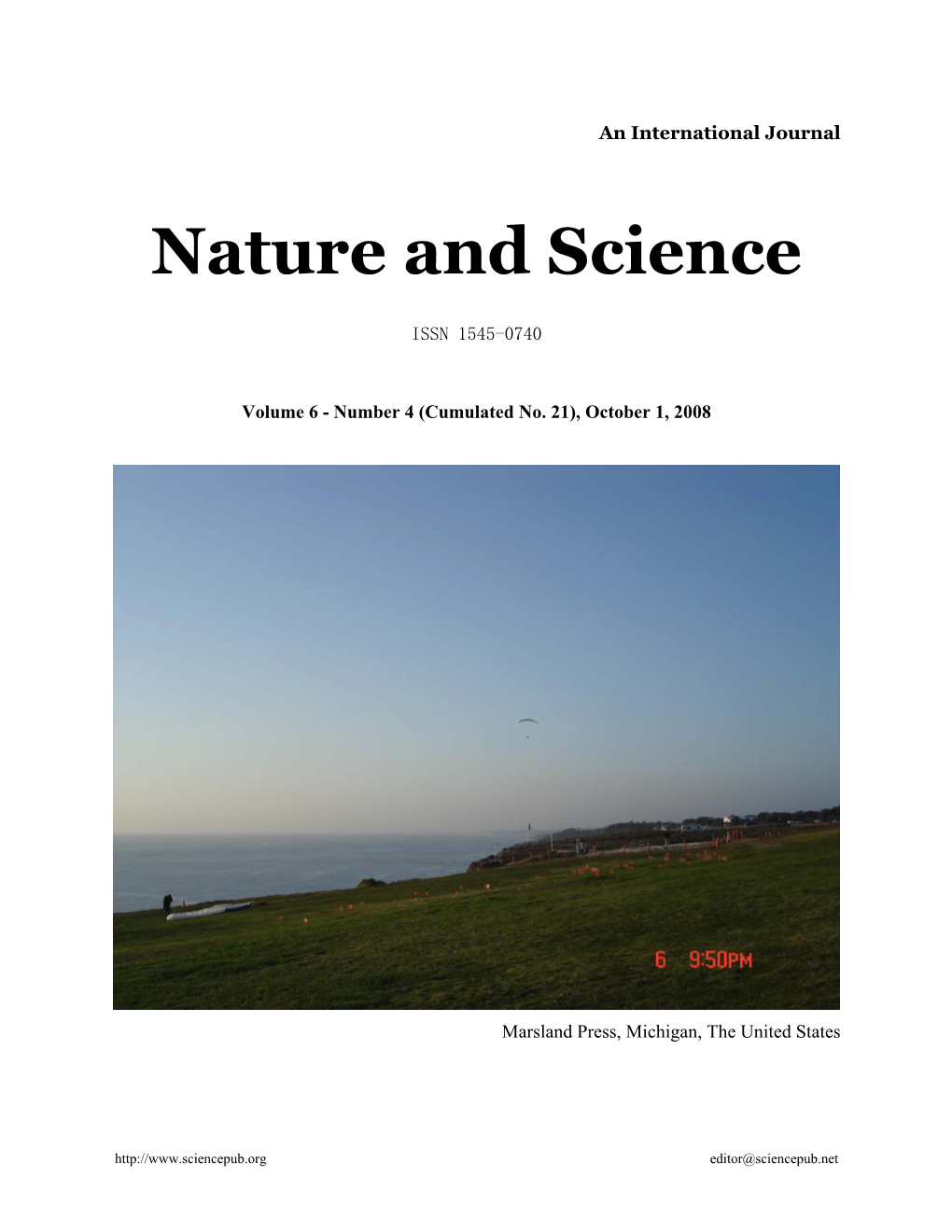 Nature and Science