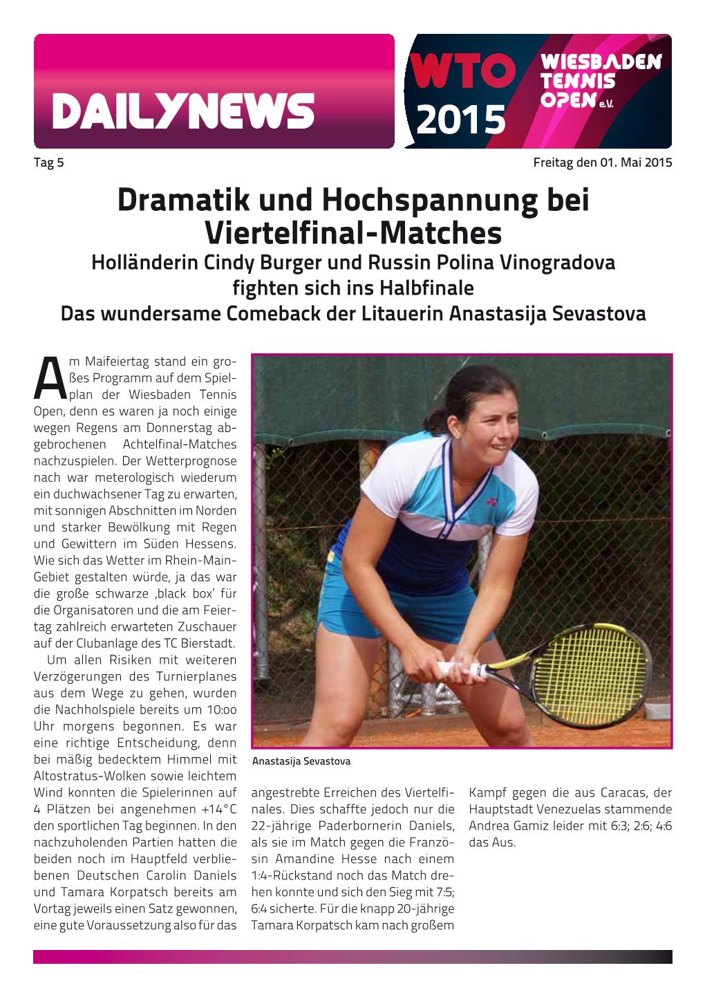 DAILYNEWS 2015 Open E.V