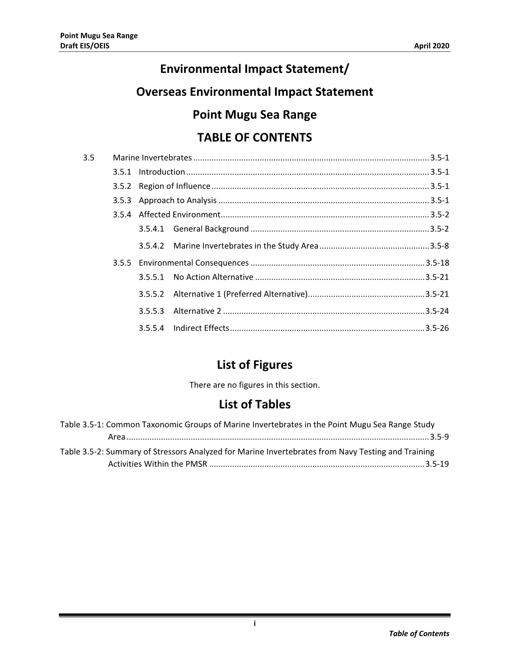 Section 3.5 Marine Invertebrates