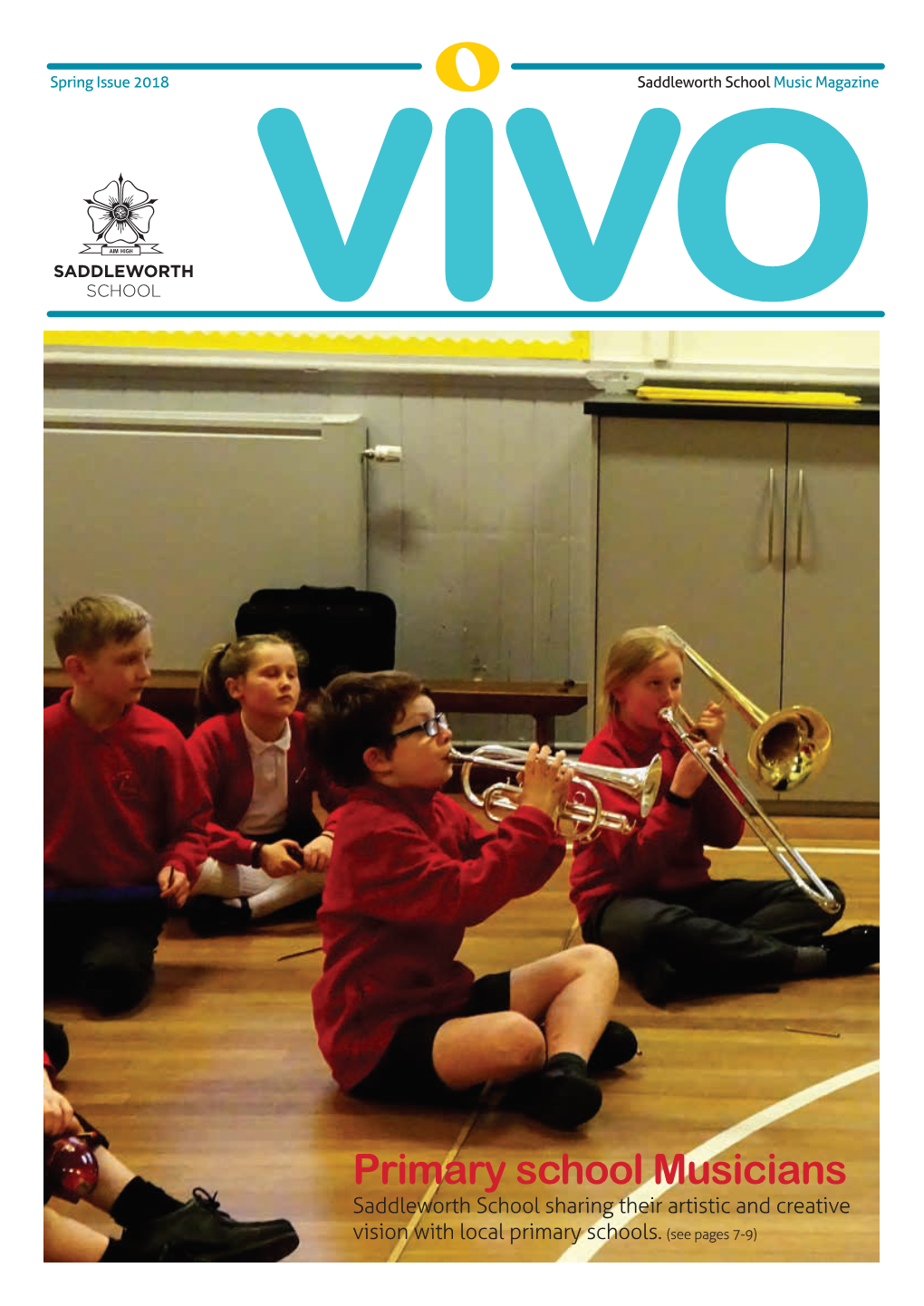 Primary School Musicians Saddleworth School Sharing Their Artistic and Creative Vision with Local Primary Schools