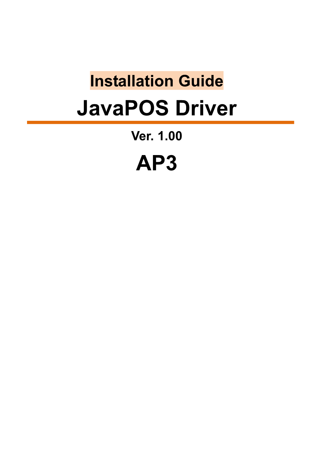 SAMSUNG ELECTRO-MECHNICS OPOS Driver Manual