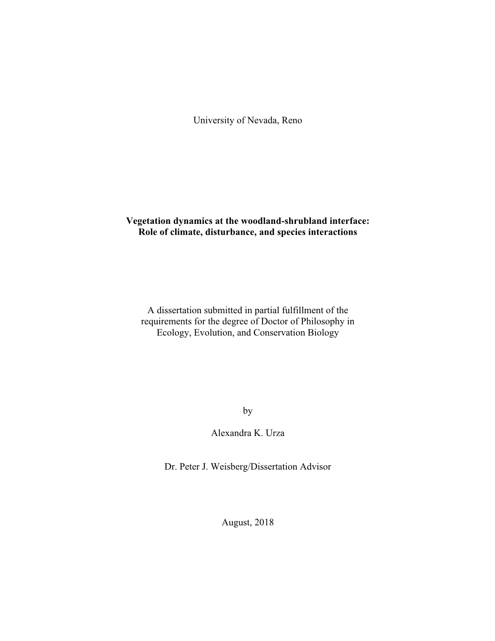 Vegetation Dynamics at the Woodland-Shrubland Interface: Role of Climate, Disturbance, and Species Interactions