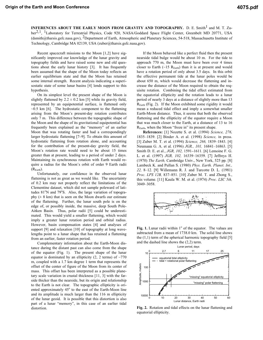 Origin of the Earth and Moon Conference 4075.Pdf