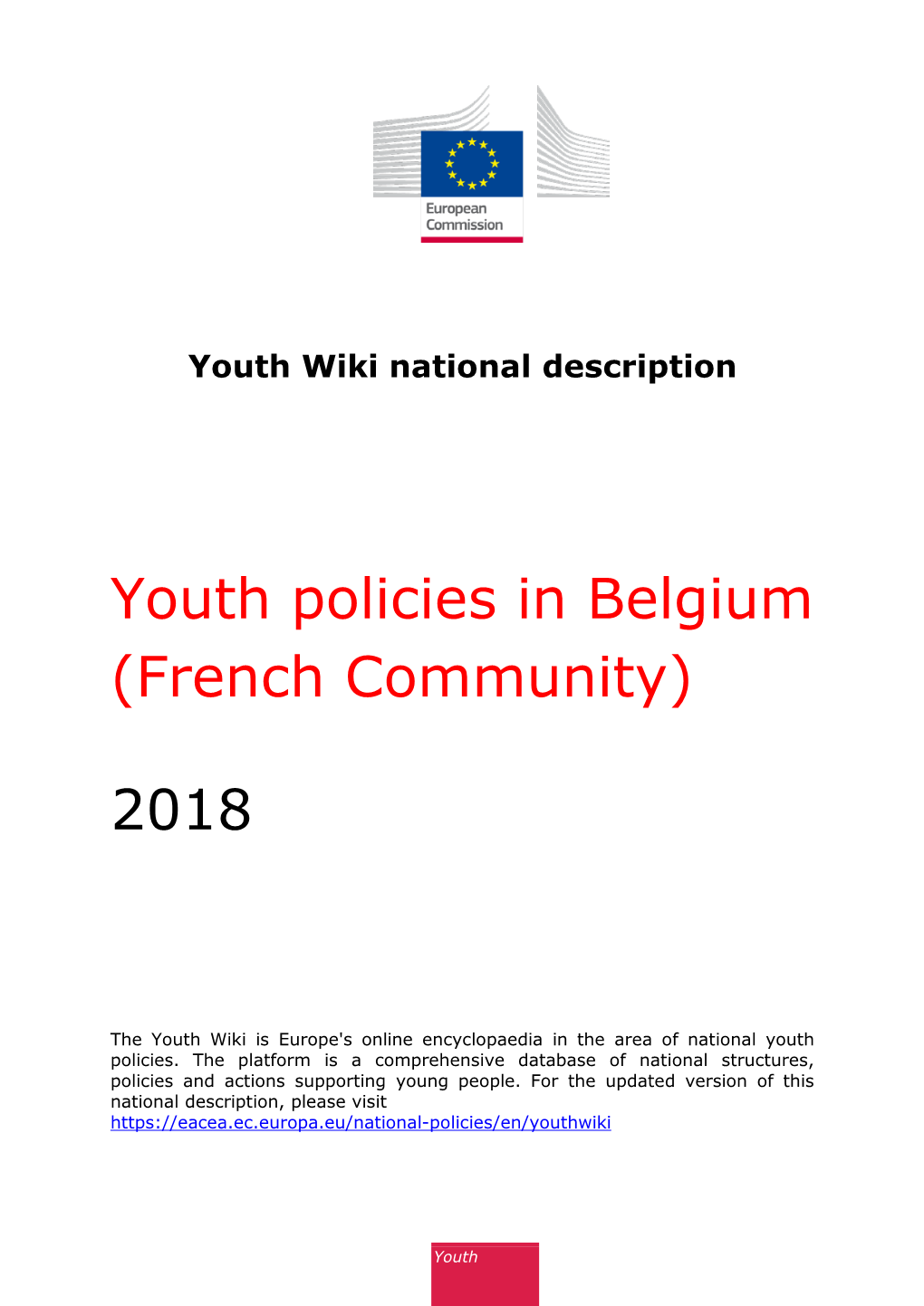 Youth Policies in Belgium (French Community)