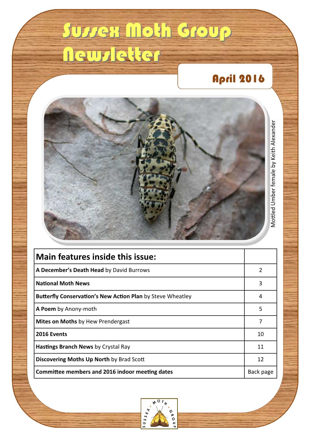 Sussex Moth Group Newsletter