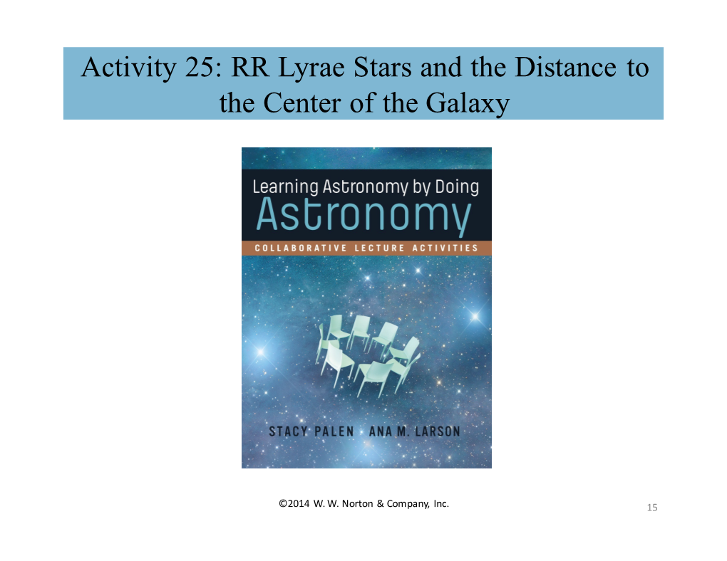 RR Lyrae Stars and the Distance to the Center of the Galaxy