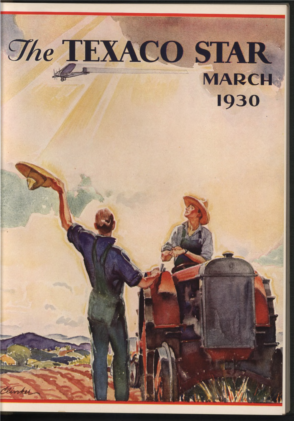 7/Ie TEXACO STAR MARCH 1930 - K