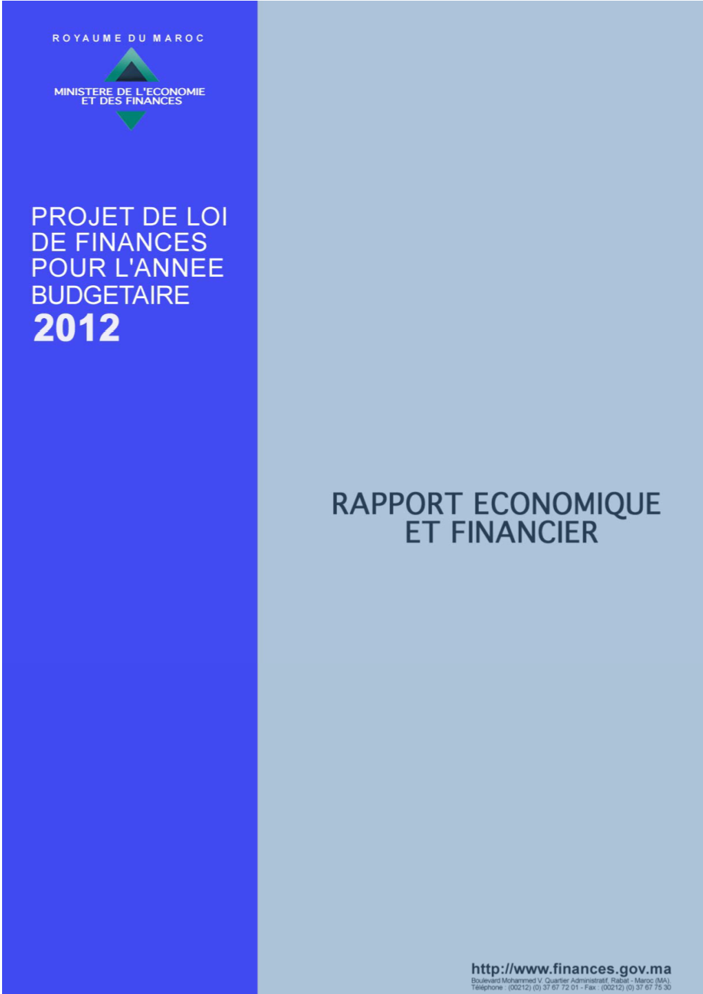 Rapport Economique Et Financie