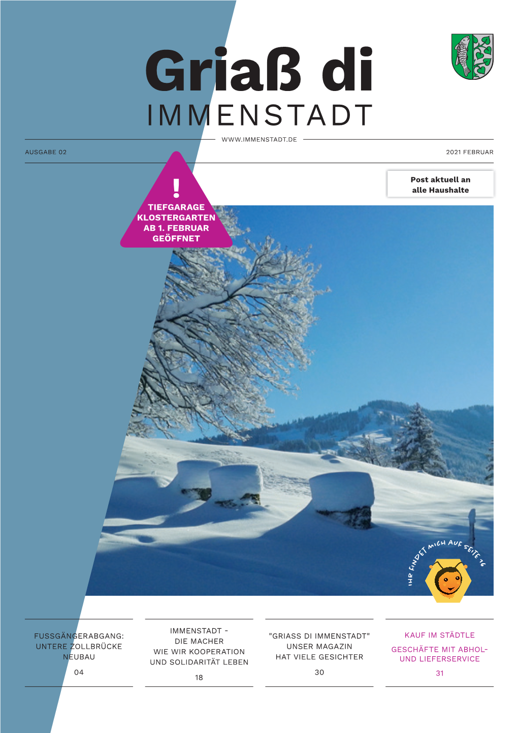 Griaß Di IMMENSTADT AUSGABE 02 2021 FEBRUAR